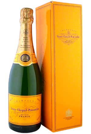 VEUVE CLICQUOT YELLOW LABEL BRUT CHAMPAGNE - w/ Gift Box - Bel Pre