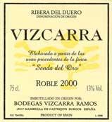 Bodegas Vizcarra Ramos - Ribera Del Duero Senda Del Oro Roble 0