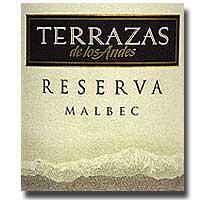 Bodegas Terrazas de los Andes - Malbec Mendoza Reserva NV