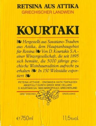 Kourtaki - Retsina NV