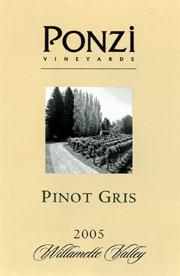 Ponzi - Pinot Gris Willamette Valley 2013